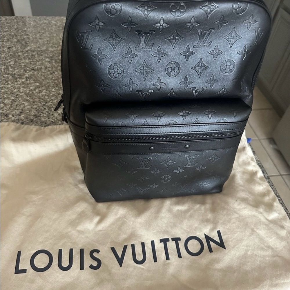 Louis Vuitton Black Monogram Men's Backpack